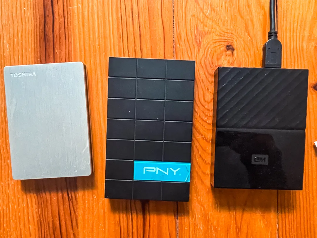 these old External drive are fine (compared with T7)